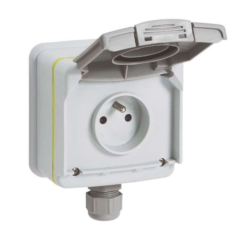 Prise Green'Up Access Legrand 090471 16A 230V IP66 IK08 pour véhicule électrique
