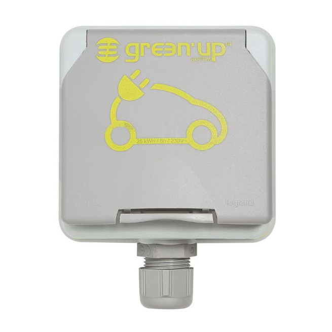 Prise Green'Up Access Legrand 090471 16A 230V IP66 IK08 pour véhicule électrique