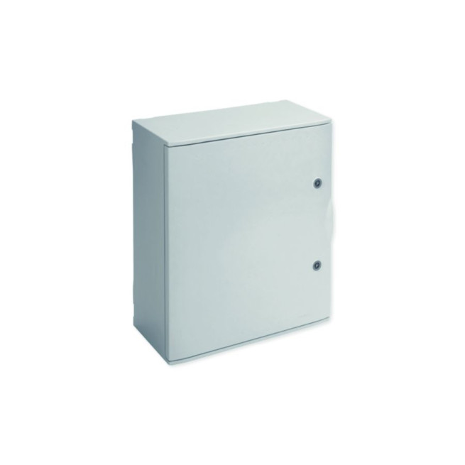 Coffret polyester étanche - 3 rangées - 18 modules - Porte pleine - Pedro 03