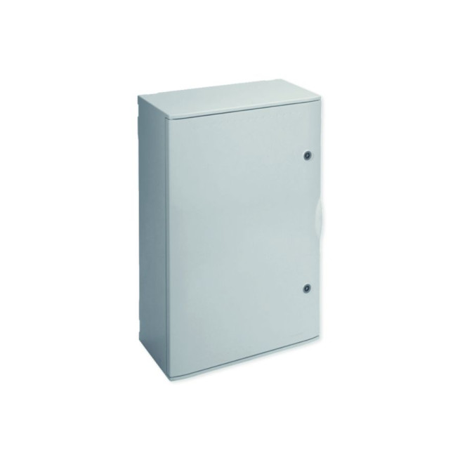 Coffret polyester étanche - 4 rangées - 18 modules - Porte pleine - Pedro 04