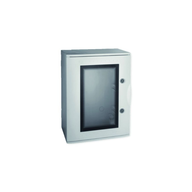 Coffret polyester étanche - 3 rangées - 12 modules - Porte hublot - Pedro 02