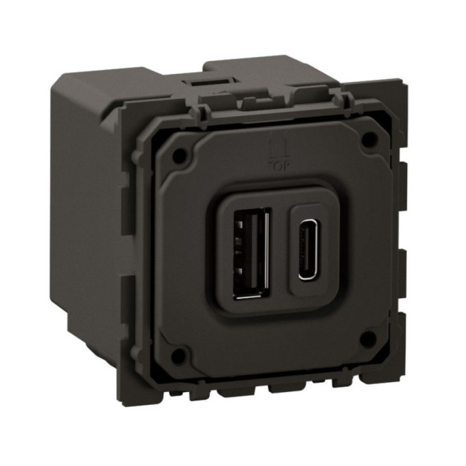 Chargeur double USB A + USB C - 15 W - Bornes à vis - Céliane