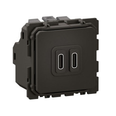 Chargeur double USB C - 20 W - Borne automatique - Céliane