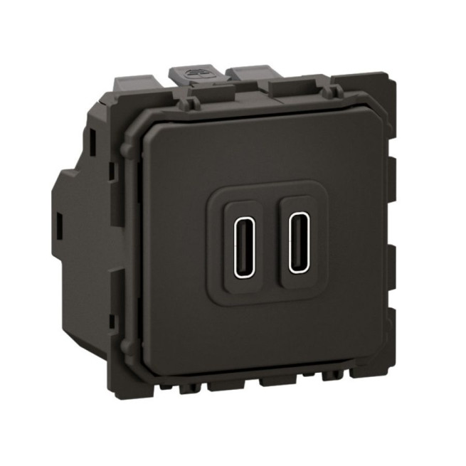 Chargeur double USB C - 20 W - Borne automatique - Céliane