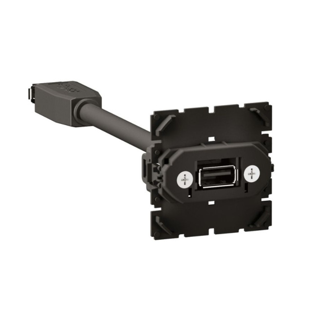 Prise USB 2.0 - Data - Type A - Préconnectorisée - Céliane