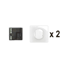 Va-et-vient avec micromodule et commandes self-e sans fils - Prêt-à-poser connectable Céliane