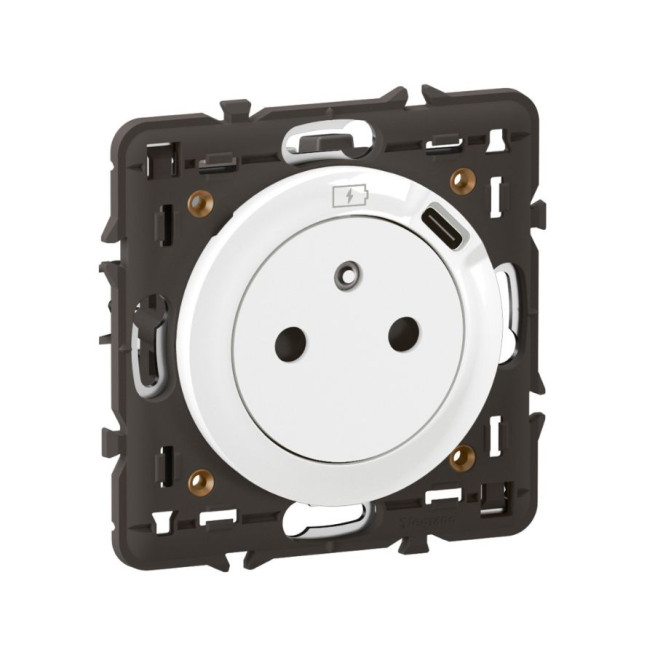 Prise de courant 2P + T + Chargeur USB C - Céliane