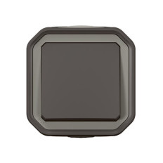 Interrupteur va-et-vient Anthracite Plexo