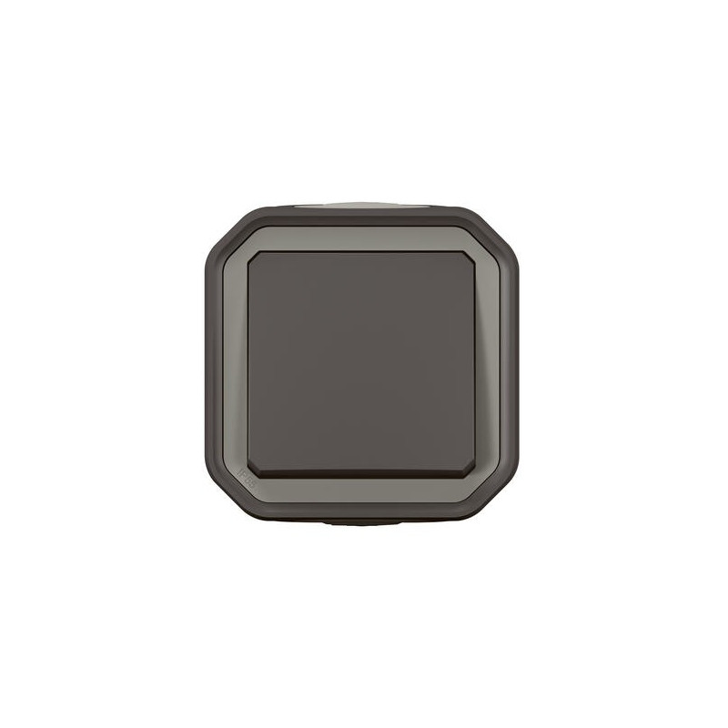 Interrupteur va-et-vient Anthracite Plexo