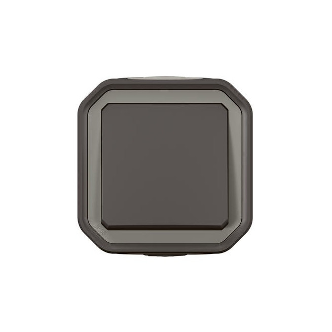 Interrupteur va-et-vient Anthracite Plexo