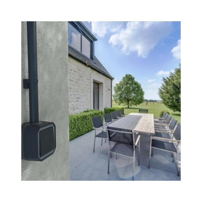 Interrupteur va-et-vient Anthracite Plexo