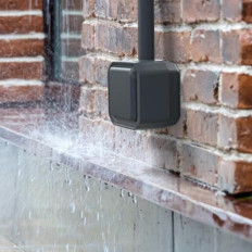 Prise 2P+T avec volet Anthracite Plexo
