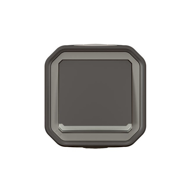 Interrupteur lumineux Anthracite Plexo
