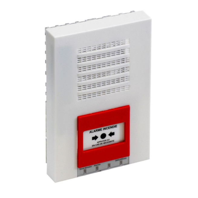 Alarme incendie - 1 boucle avec déclencheur manuel - Ultra fin - Type 4 - Planète