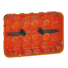 Boîte d'encastrement - 2x3 postes - Ø 67 mm - Profondeur 50 mm - Multimatériaux Batibox