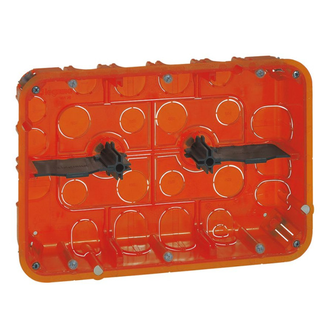 Boîte d'encastrement - 2x3 postes - Ø 67 mm - Profondeur 50 mm - Multimatériaux Batibox