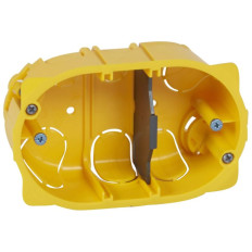 Boîte d'encastrement - 3 modules - Ø 67 mm - Profondeur 40 mm - Batibox