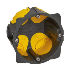 Boîte d'encastrement étanche à l'air - 1 poste - Ø 67 mm - Profondeur 40 mm - Eco Batibox