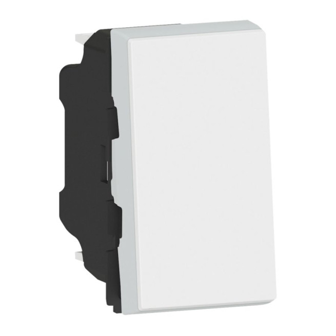 Poussoir ou poussoir inverseur - 1 module - 6 A - Mosaic Easy-Led