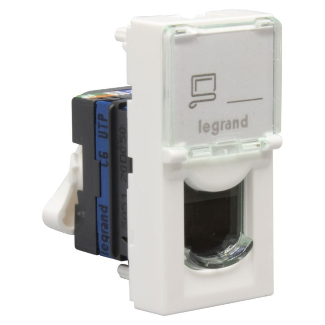 Prise RJ45 cat.6 UTP - 1 module - Mosaic