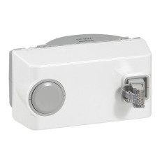 Prise RJ45 cat.6 FTP avec enrouleur - 4 modules - Mosaic