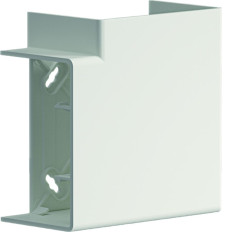 Angle plat avec fond - Pour 90 x 55 mm - Blanc - Tercia Clip45