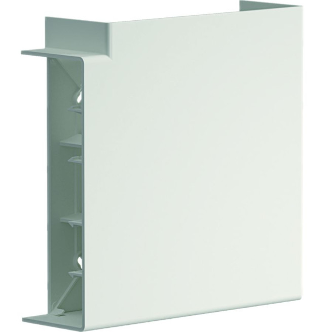 Angle plat avec fond SH - Pour 164 x 55 mm - Blanc - Tercia Clip45