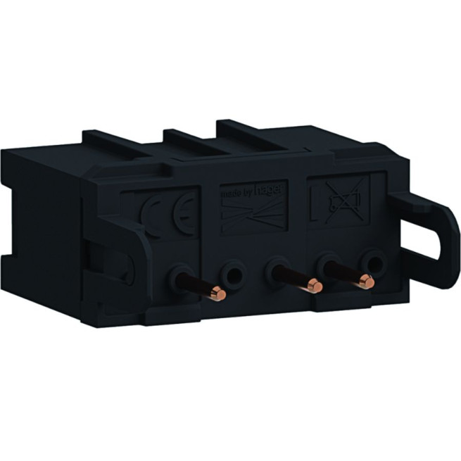 Connecteur d'entrée droit pour prise 2P + T - Femelle - Sortie 90° - Compatible Wago Winsta - Tercia AP-C45