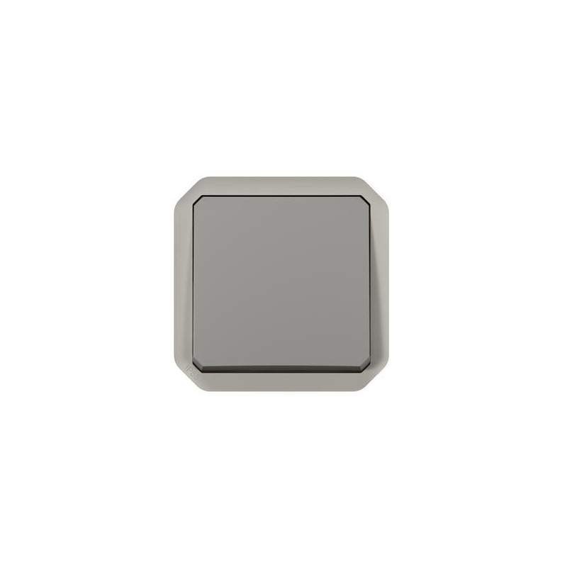 Interrupteur ou va-et-vient Gris Plexo