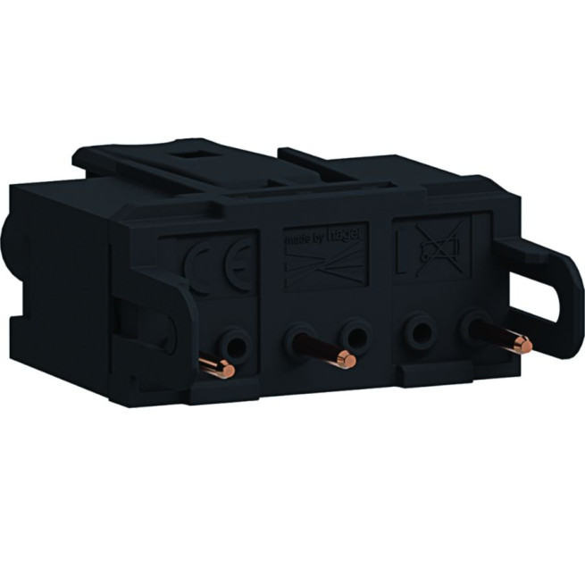 Connecteur d'entrée droit pour prise 2P + T - Mâle - Sortie 90° - Compatible Wieland GST18 - Tercia AP-C45