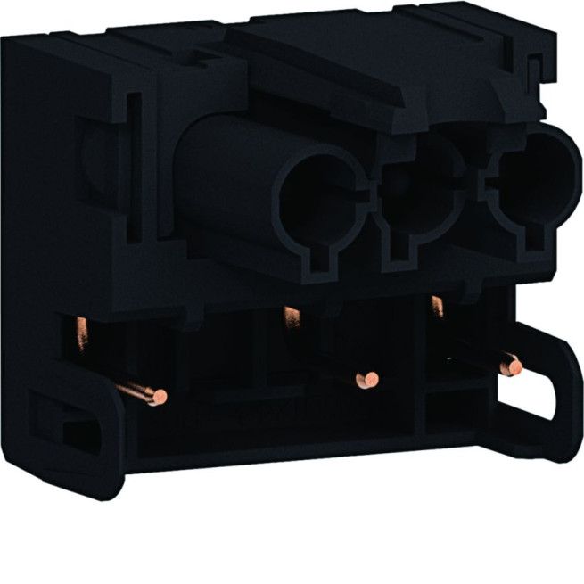 Connecteur d'entrée droit pour prise 2P + T - Mâle - Sortie 180° - Compatible Wieland GST18 - Tercia AP-C45