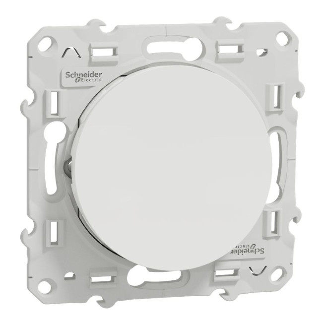 Poussoir 10 A Schneider Odace | Blanc, Anthracite et version à griffes