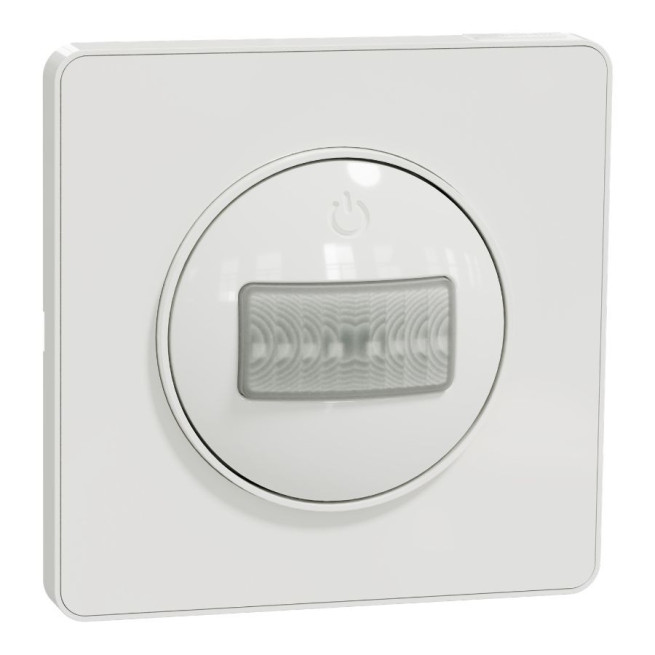Détecteur de présence et de mouvement 2 fils Schneider Odace Spécial Rénovation Blanc