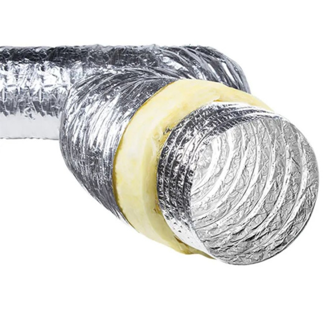 Gaine flexible isolée phonique - 250 M0-M1 - Ø 200 mm - Longueur 10 m