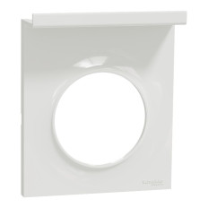 Plaque de finition 1 poste avec support de téléphone mobile - Odace Styl Pratic 2011