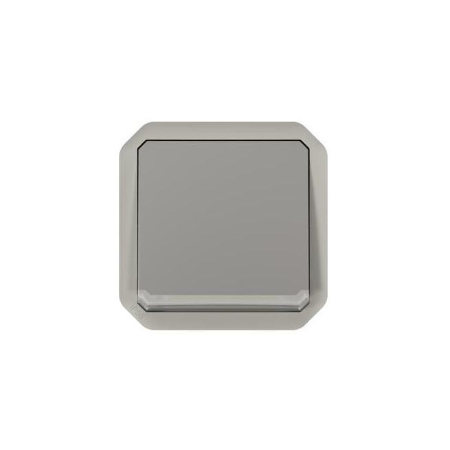 Interrupteur va-et-vient lumineux Gris Plexo