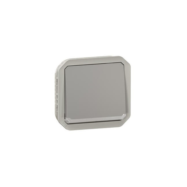 Interrupteur va-et-vient lumineux Gris Plexo
