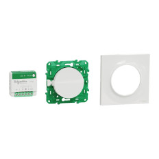 Kit micro-module - Interrupteur + plaque - Sans fil / pile - Odace 2011