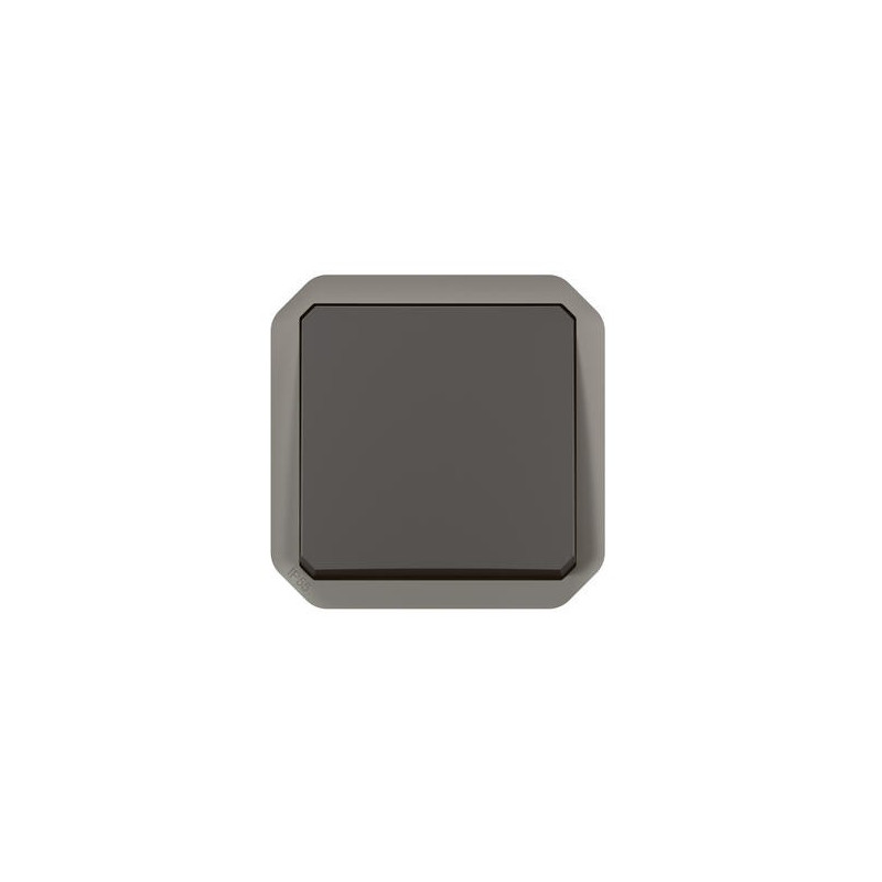 Interrupteur va-et-vient Anthracite Plexo