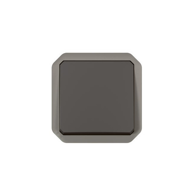 Interrupteur va-et-vient Anthracite Plexo