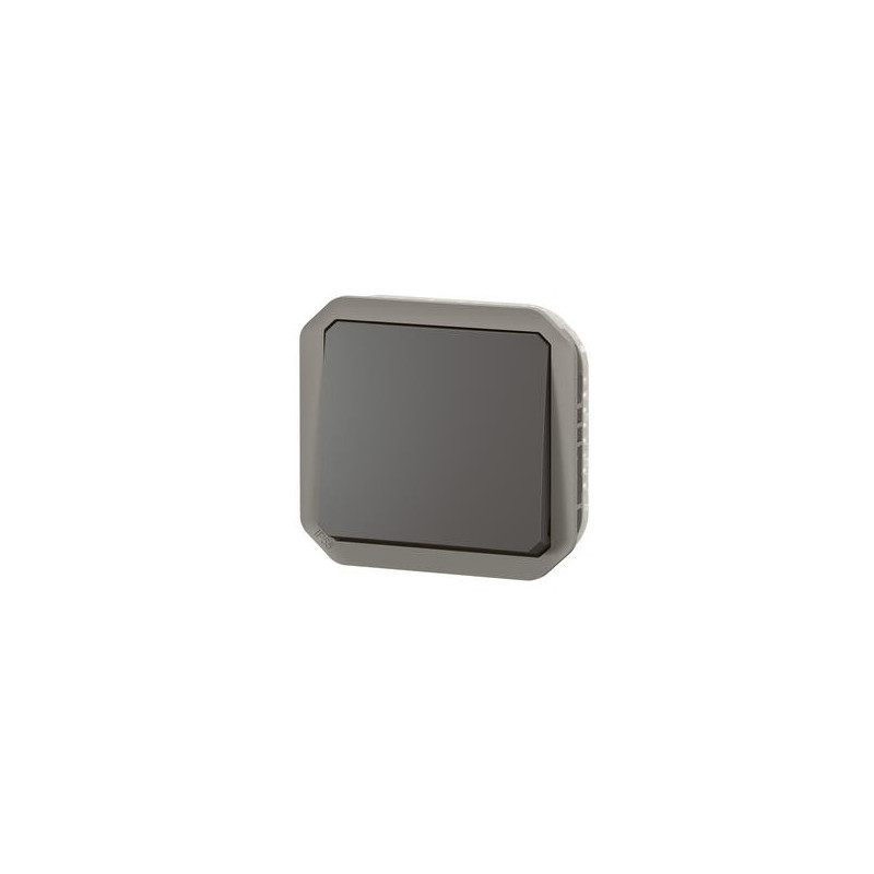 Interrupteur va-et-vient Anthracite Plexo