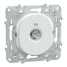 Prise TV simple - Ovalis