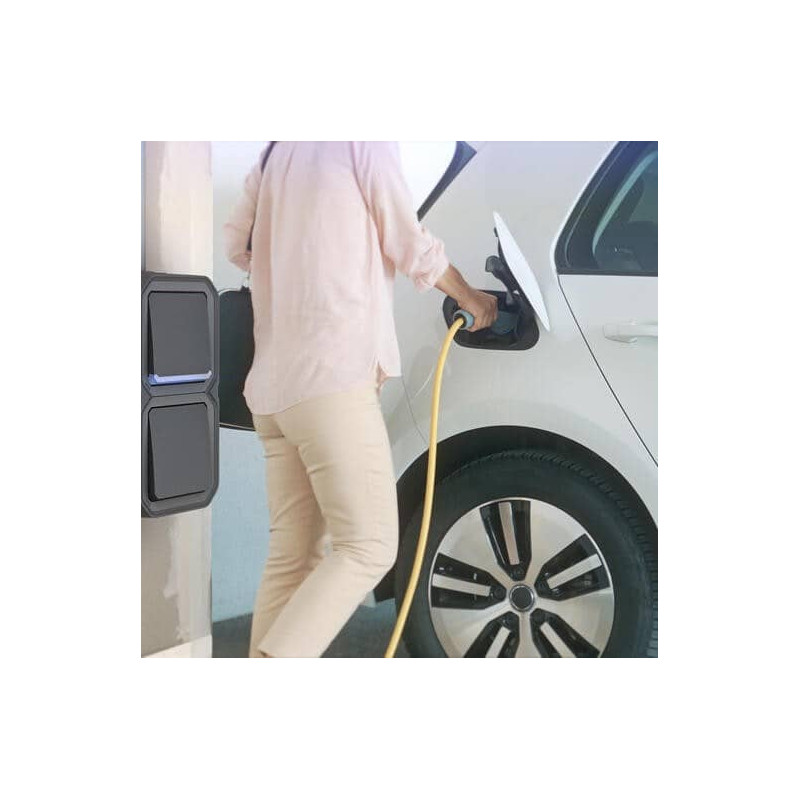 Interrupteur va-et-vient Anthracite Plexo