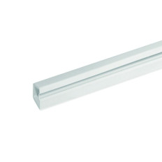 Goulotte auto-adhésive avec couvercle à charnière - 12 x 7 mm - 1 compartiment - Longueur 2 m - Blanc - Tmr