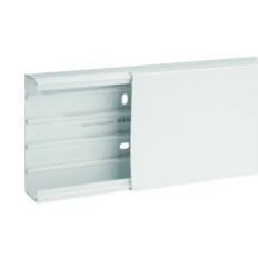 Goulotte de distribution cloisonnable - 120 x 40 mm - 1 compartiment - Longueur 2 m - Blanc - Ta-g