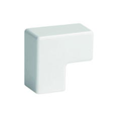 Angle plat - Pour 15 x 17 mm - Blanc - Ta-e