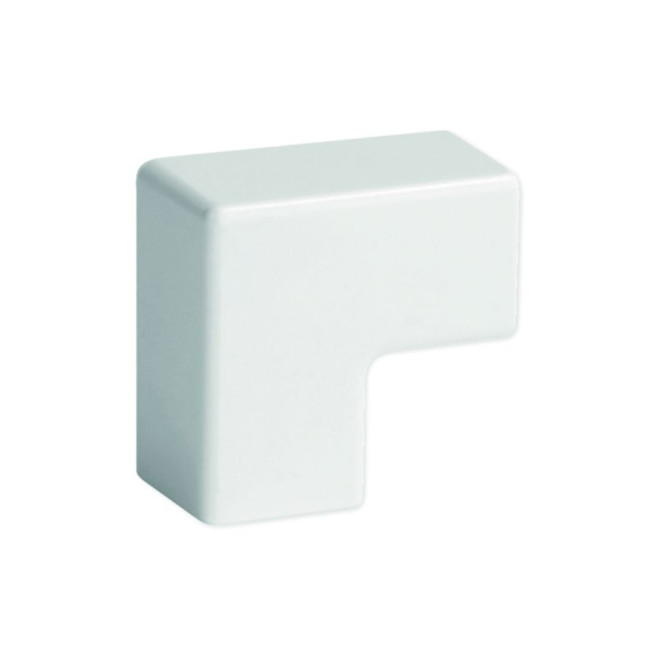 Angle plat - Pour 15 x 17 mm - Blanc - Ta-e