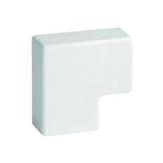 Angle plat - Pour 25 x 17 mm - Blanc - Ta-e