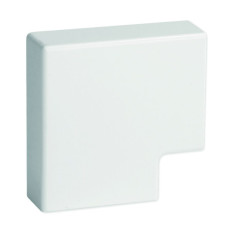 Angle plat - Pour 40 x 17 mm - Blanc - Ta-e / Ta-s
