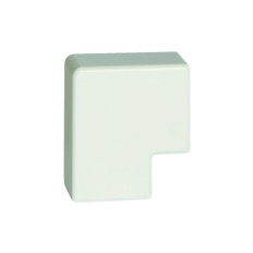Angle plat - Pour 40 x 25 mm - Blanc - Ta-e